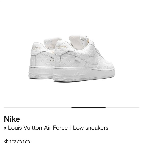 Nike× Louis Vuitton Air Force Low sneakers influence sneakers